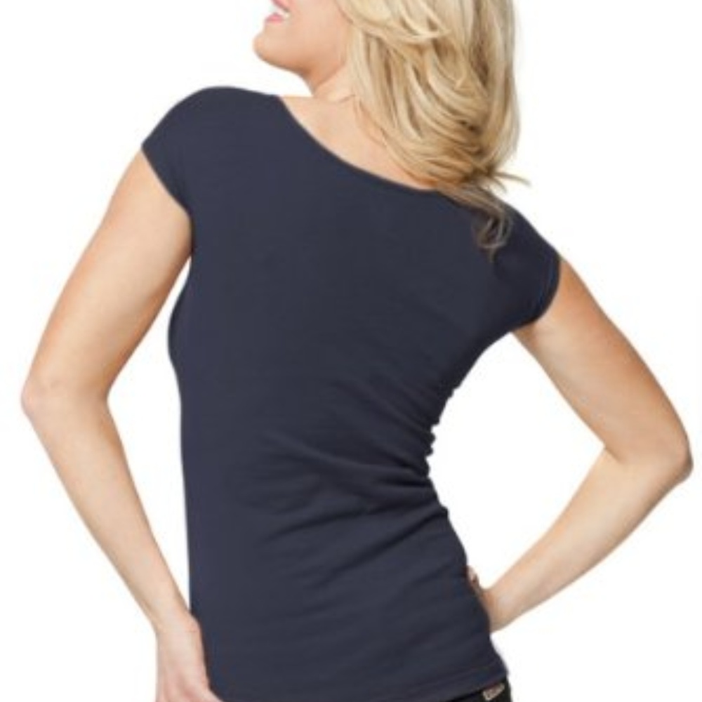 Women Basic Edition T-Shirt Scoop Neck 90% Cotton
